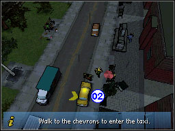 Once you've completed the 'Pursuit Farce' mission you get access to invaluable services offered by cab drivers - The Basics - Cabs - The Basics - Grand Theft Auto: Chinatown Wars - Game Guide and Walkthrough
