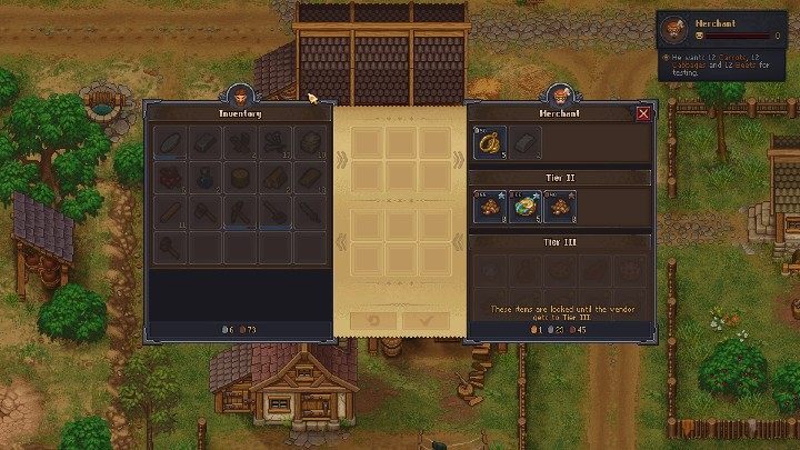 Merchant can always be found near The Dead Horse tavern - When can I meet special NPCs - FAQ - Graveyard Keeper Game Guide