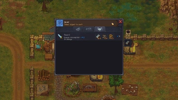 Check the crates and the equipment - see whether you can get a better sword - Dungeons in Graveyard Keeper - Beginning and development - Graveyard Keeper Game Guide