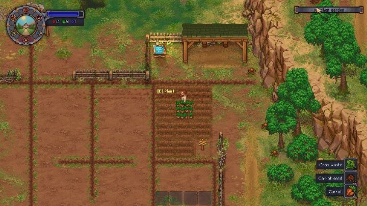 Harvesting crops - Blue, red, green and science points in Graveyard Keeper Game - Beginning and development - Graveyard Keeper Game Guide