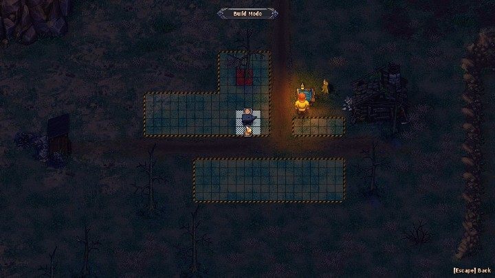 There you will discover an abandoned shack, where you can build - How to discover new terrains in Graveyard Keeper? - Beginning and development - Graveyard Keeper Game Guide