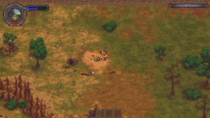 Another step is obtaining clay from patches of clay - such as on the screen above - How to get the bowls for Episcope in Graveyard Keeper? - Mission Tips - Graveyard Keeper Game Guide