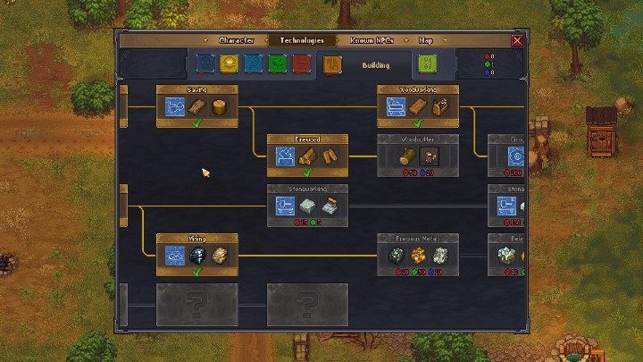 However, in order to create wood planks and wood, you need to unlock two technologies - Firewood and Woodworking - How to unlock shortcuts to the city in Graveyard Keeper? - FAQ - Graveyard Keeper Game Guide