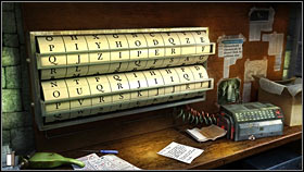 Return to the private lab and examine the work counter (RNG Rolodex - 3 points) - Chapter 3 - p. 1 - Walkthrough - Gray Matter - Game Guide and Walkthrough