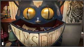 Now examine the Cheshire Cat (2 points) - Chapter 4 - p. 1 - Walkthrough - Gray Matter - Game Guide and Walkthrough