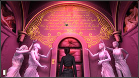 Approach the middle door in the back of the room (5 points) - Chapter 8 - p. 1 - Walkthrough - Gray Matter - Game Guide and Walkthrough