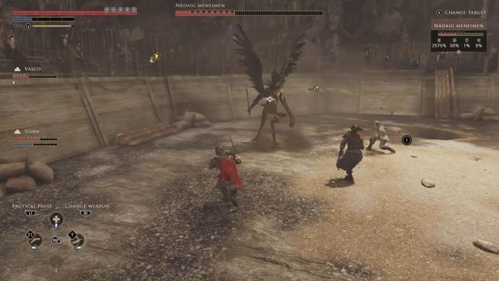 The final opponent in the arena is the boss - Ndaig Meneimen - GreedFall: Trophies/Achievements - list - Trophy Guide - GreedFall Guide