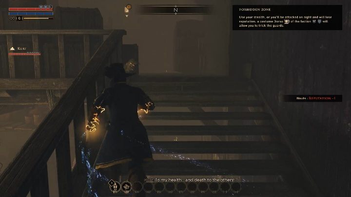 During battles, the status of your hero, companions and enemies is always displayed - GreedFall: Team management Guide - Basics - GreedFall Guide