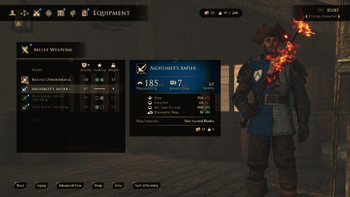 You can choose the equipment of your companions, but not their skills - GreedFall: Team management Guide - Basics - GreedFall Guide