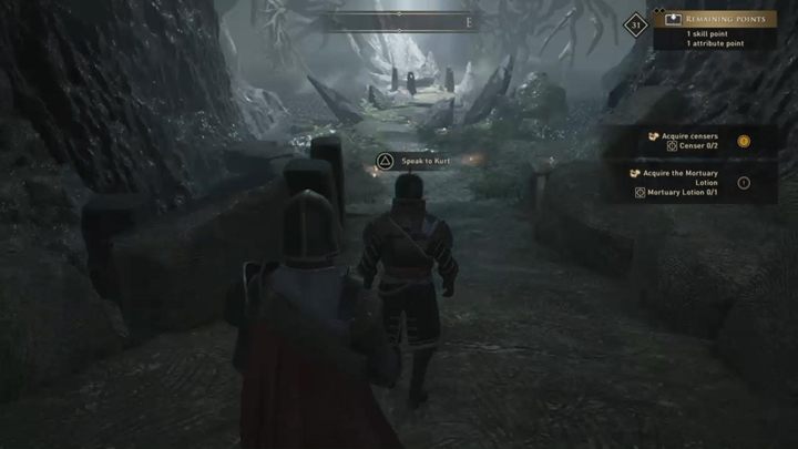 Talk to Siora about her mothers funeral and offer to help her - GreedFall: The Queens Farewell - Siora quest walkthrough - Siora - GreedFall Guide