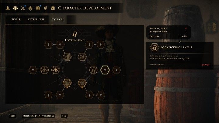 To open locks in the game you need to invest in Lockpicking talent - GreedFall: Gold - how to collect? - FAQ - GreedFall Guide