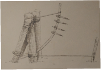 4 x log, 1 x long stick, 7 x rope, 1 x stick and 4 x small stick - Green Hell: Traps - blueprints, where to find? - Buildings - Green Hell Guide