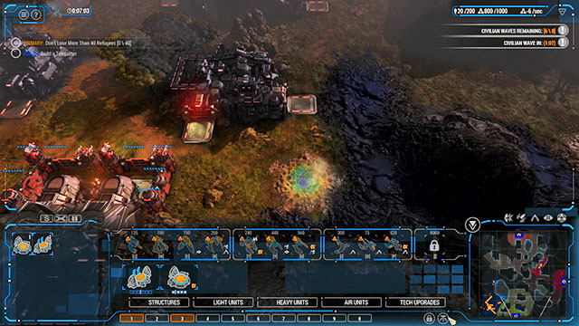 First of all, forget about saving all of the refugees - Mission 9 - Magos Pass - Human campaign - Grey Goo - Game Guide and Walkthrough