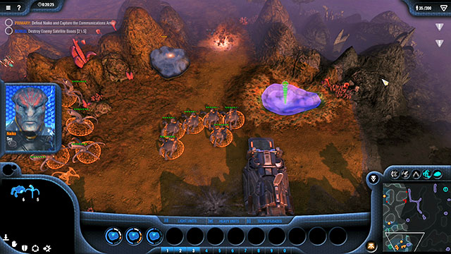 You find another outpost in the center of the map [9] - Mission 13 - The Grotto - Goo campaign - Grey Goo - Game Guide and Walkthrough