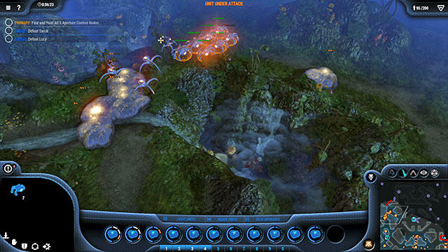 There are many ways, in which to destroy both bases - Mission 15 - The Aperture Device - Goo campaign - Grey Goo - Game Guide and Walkthrough