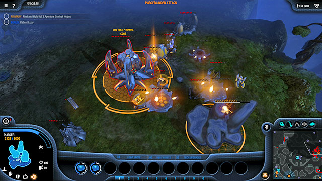 If the Alpha has not appeared so far, good for you - Mission 15 - The Aperture Device - Goo campaign - Grey Goo - Game Guide and Walkthrough