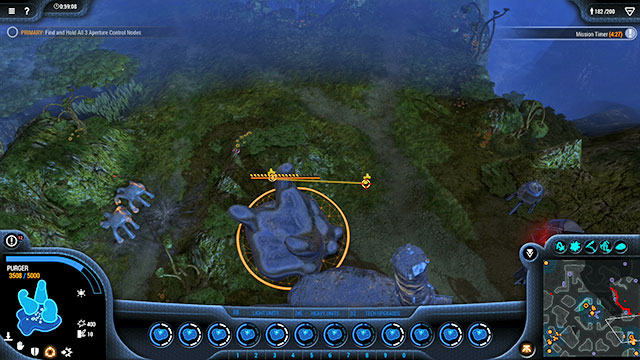 After you issue the orders, save the game and near the Mother Goos to Control Nodes - Mission 15 - The Aperture Device - Goo campaign - Grey Goo - Game Guide and Walkthrough