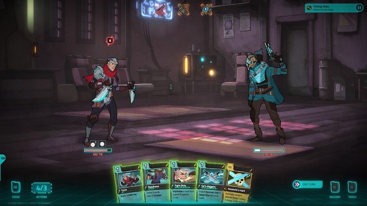 Griftlands is a card game and has a very simple controls - User interface in Griftlands - Gameplay - Griftlands Guide