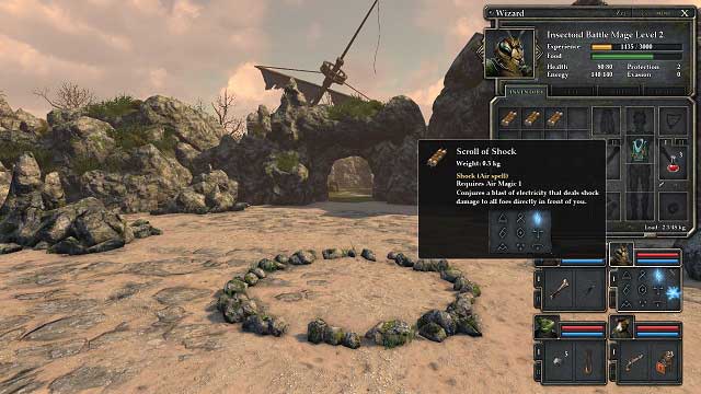 Not much of a spell casting possibility. - Magic - Game mechanics - Legend of Grimrock II - Game Guide and Walkthrough