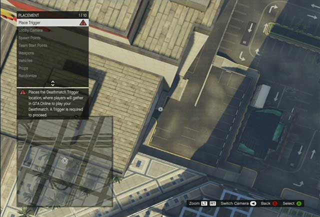 Placement - GTA Online: Deathmatch Creator - GTA Online Creator - GTA Online Guide