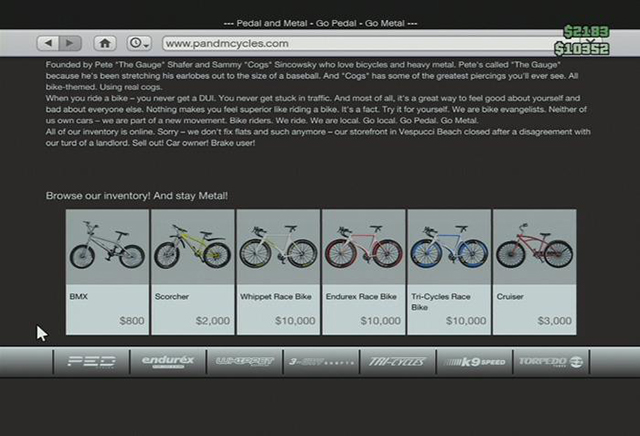 Bicycle store - GTA Online: Online shops - Jobs - GTA Online Guide