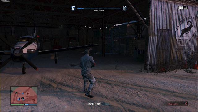 Steal the plane from the hangar - GTA Online Heists: Heist 2, Prison Break - Heists (DLC) - GTA Online Guide