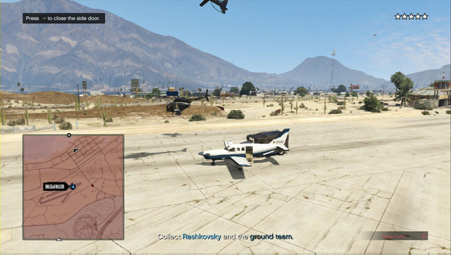 You can land on the airport or on the highway - simply, take the passengers onboard and do not crash - GTA Online Heists: Heist 2, Prison Break - Heists (DLC) - GTA Online Guide
