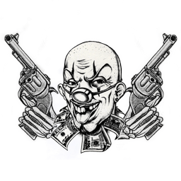 Clown Duel Wield tattoo - GTA Online: Awards | Beginners Guide - Beginners Guide - GTA Online Guide