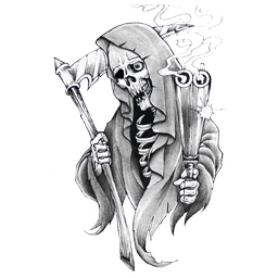 Grim Reaper Smoking Gun tattoo - GTA Online: Awards | Beginners Guide - Beginners Guide - GTA Online Guide