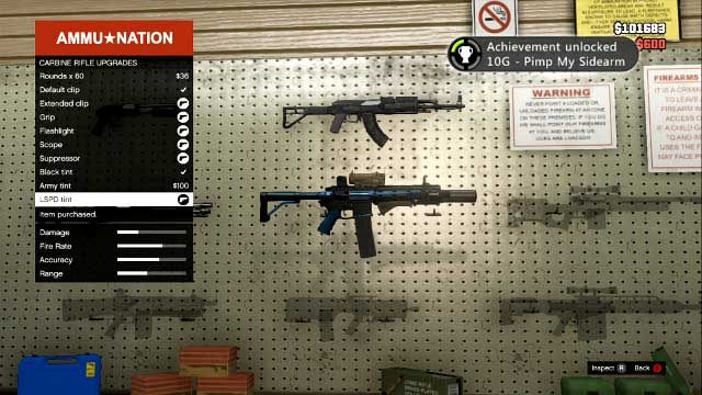 You should but upgrades to your weapons - GTA 5: How to choose equipment? - Basics - GTA 5 Guide