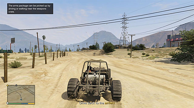 If you hurry up, nothing will stops you before taking a package - GTA 5: McKenzie Field Hangar - Property missions - GTA 5 Guide