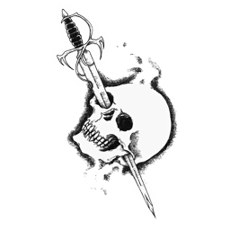 Skull and Sword tattoo - GTA Online: Awards - Basics - GTA 5 Guide