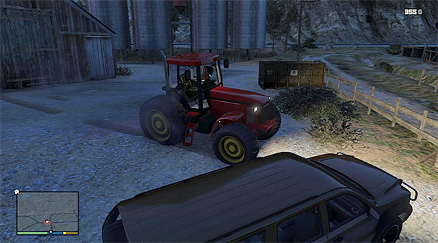 The tractor on which Joe is escaping - GTA 5: Minute Man Blues - Strangers and Freaks missions - GTA 5 Guide
