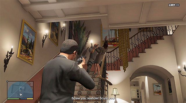 The enemy struggling with Amanda - GTA 5: Meltdown walkthrough - Main missions - GTA 5 Guide