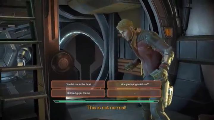 Dialog options - Marvels Guardians of the Galaxy: Chapter 1 - Double Fantasy - Marvels Guardians of the Galaxy: Episode 2 - Under Pressure - Marvels Guardians of the Galaxy: The Telltale Series Game Guide
