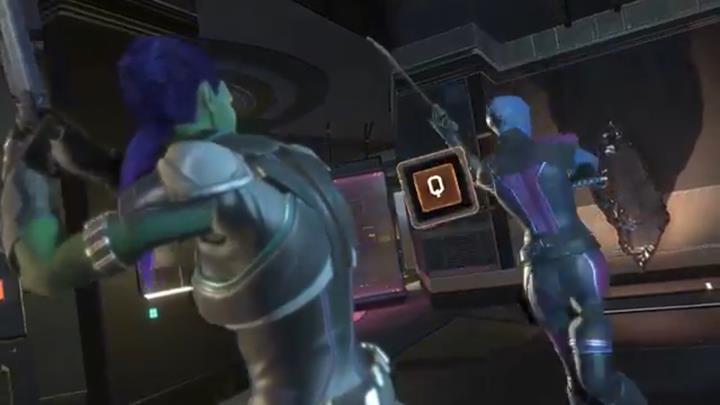 When you start the action sequence, press the buttons displayed on the screen - Marvels Guardians of the Galaxy: Chapter 4 - Too Fast For Love - Marvels Guardians of the Galaxy: Episode 2 - Under Pressure - Marvels Guardians of the Galaxy: The Telltale Series Game Guide