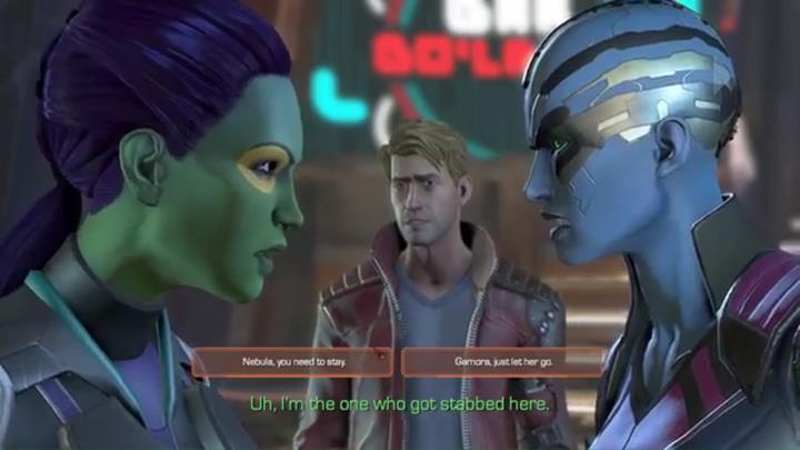 Now, you have to make the fourth important choice in this episode - Marvels Guardians of the Galaxy: Chapter 5 - Blood on the Tracks - Marvels Guardians of the Galaxy: Episode 3 - More Than a Feeling - Marvels Guardians of the Galaxy: The Telltale Series Game Guide