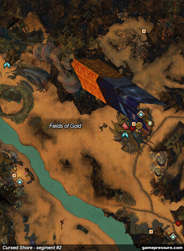3 - Cursed Shore - Maps - Guild Wars 2 - Game Guide and Walkthrough