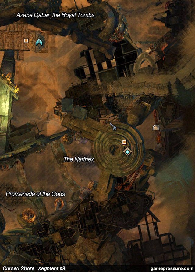 10 - Cursed Shore - Maps - Guild Wars 2 - Game Guide and Walkthrough