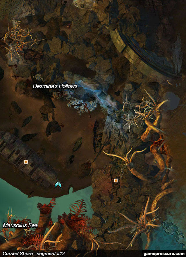 13 - Cursed Shore - Maps - Guild Wars 2 - Game Guide and Walkthrough