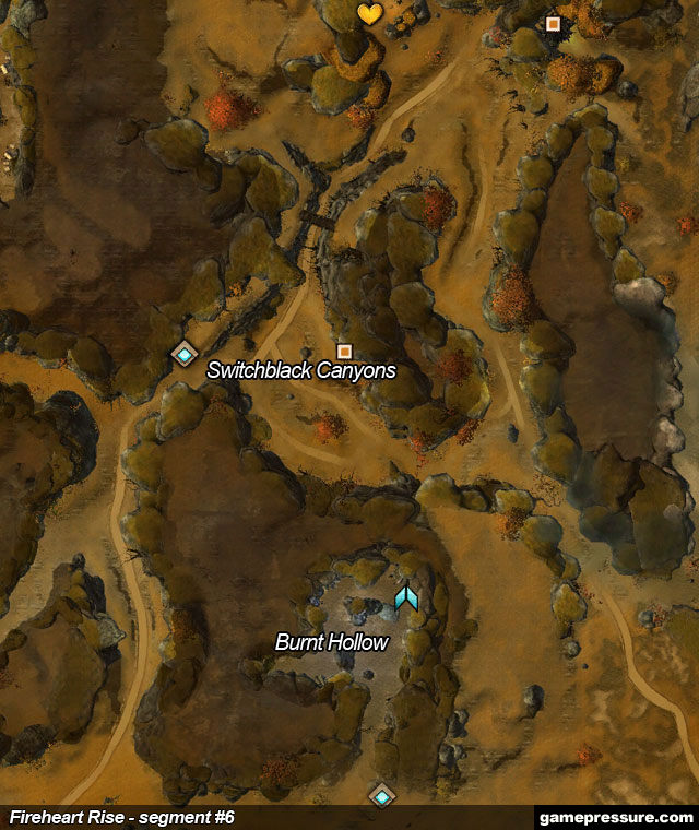 7 - Fireheart Rise - Maps - Guild Wars 2 - Game Guide and Walkthrough