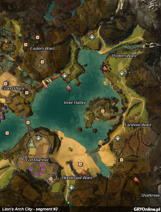 3 - Lion's Arch City - Maps - Guild Wars 2 - Game Guide and Walkthrough