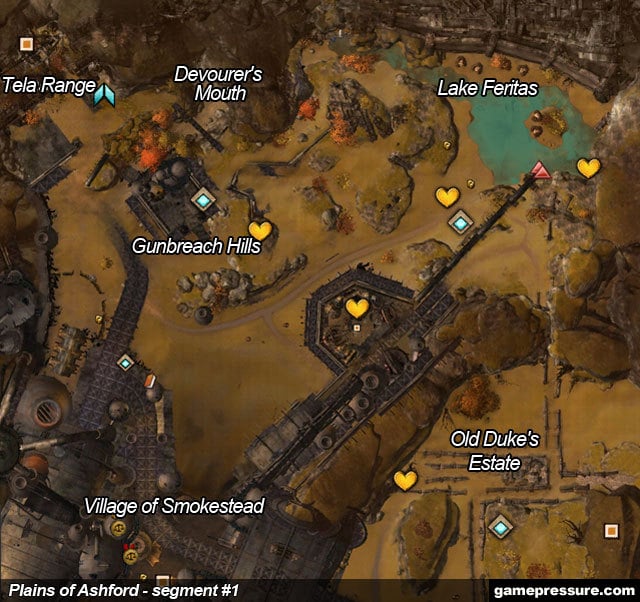 2 - Plains of Ashford - Maps - Guild Wars 2 - Game Guide and Walkthrough