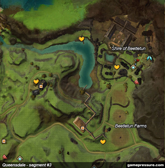 4 - Queensdale - Maps - Guild Wars 2 - Game Guide and Walkthrough