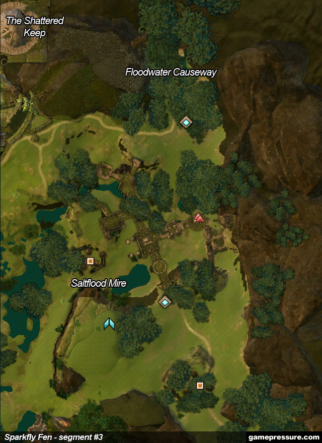 4 - Sparkfly Fen - Maps - Guild Wars 2 - Game Guide and Walkthrough