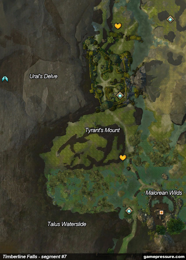 8 - Timberline Falls - Maps - Guild Wars 2 - Game Guide and Walkthrough