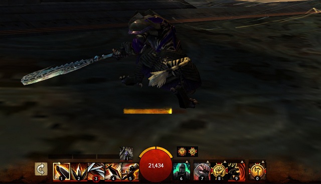 Attacks charging bar: when its full, the hero makes the last, stronger blow - Skills - Hero development - Guild Wars 2 - Game Guide and Walkthrough