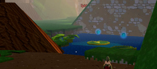 The third and fourth bauble after checkpoint # 2 - Checkpoint 1-2 - World 1 - Zone 2 (Dark Woods) - Guild Wars 2: Super Adventure Box - Game Guide and Walkthrough