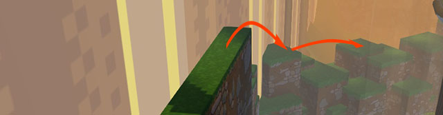 Path to a hidden clearing - Checkpoint 2-3 - World 1 - Zone 2 (Dark Woods) - Guild Wars 2: Super Adventure Box - Game Guide and Walkthrough