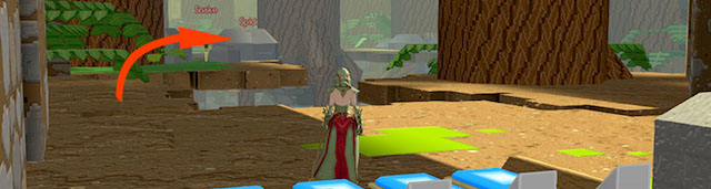 Jump from rock on root below - Shortcut and go back: Checkpoint 4-3 - World 1 - Zone 2 (Dark Woods) - Guild Wars 2: Super Adventure Box - Game Guide and Walkthrough